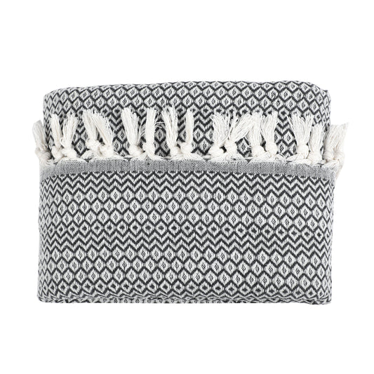 Tuiste Doppelte XXL Tagesdecke Anthrazit Grau 250x265 cm