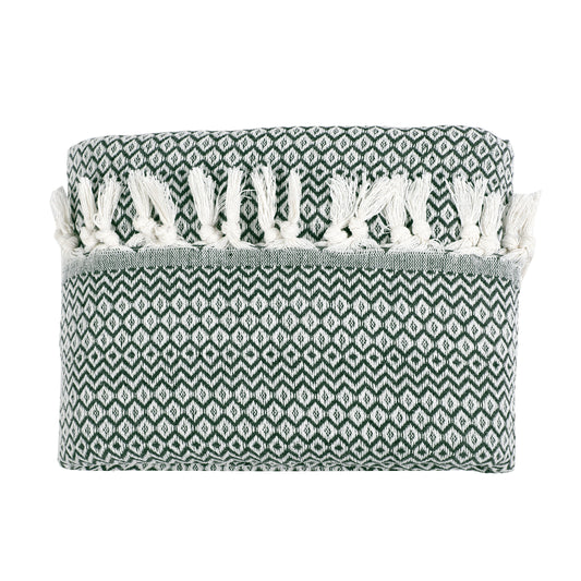 Tuiste Einzelbett Tagesdecke Dunkle Grün 150x200 cm