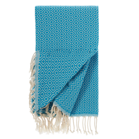 Sauna towels turquoise, 1 pack of beach towel, hammam towel, sauna towel