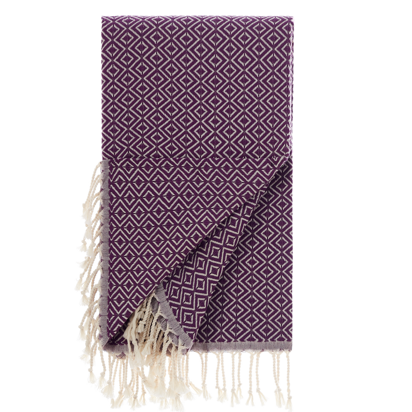 Sauna towels purple, 1 pack of beach towel, hammam towel, sauna towel