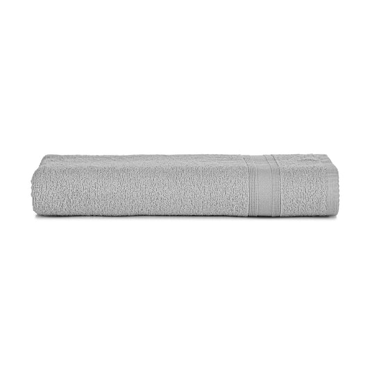 Shower towel silver gray light gray bath towel soft and absorbent 70x140