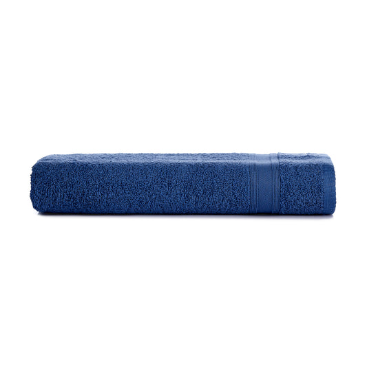 Shower towel navy blue bath towel soft and absorbent 70x140