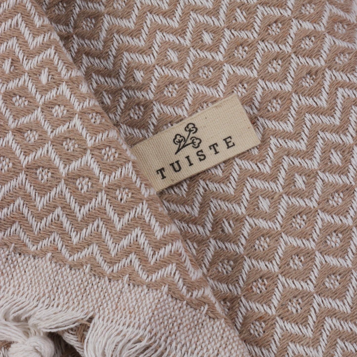 Tuiste Einzelbett Tagesdecke Sand Beige 150x200 cm