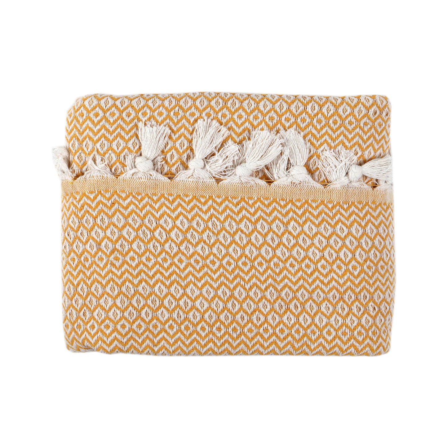 Tuiste Einzelbett Tagesdecke Gold Gelb 150x200 cm