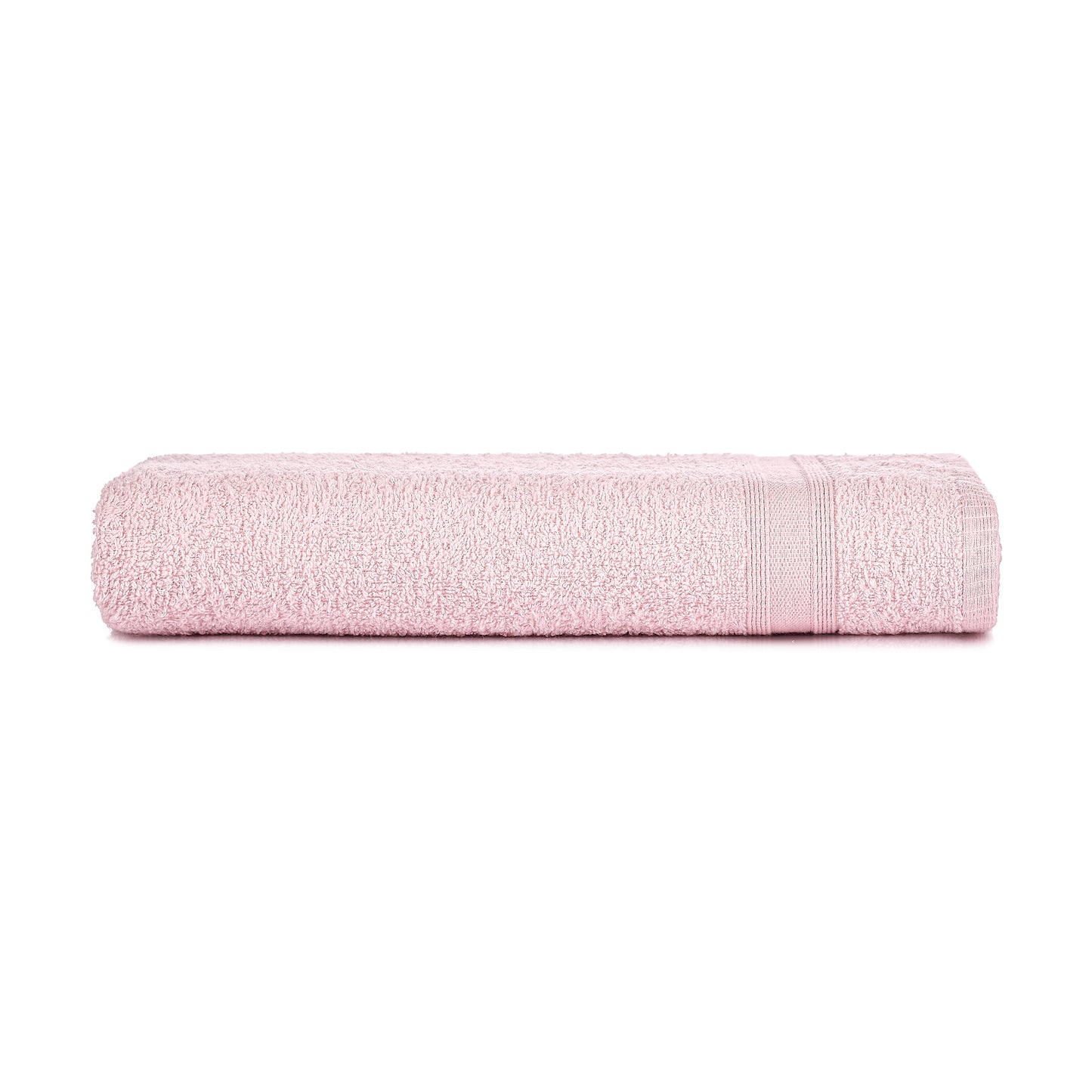 Shower towel light pink bath towel soft and absorbent 70x140