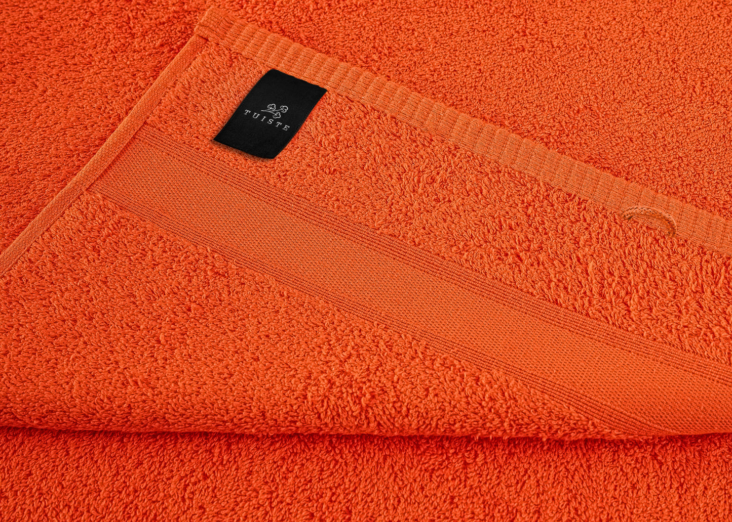 Handtücher Set Grau Orange 8 Teilig