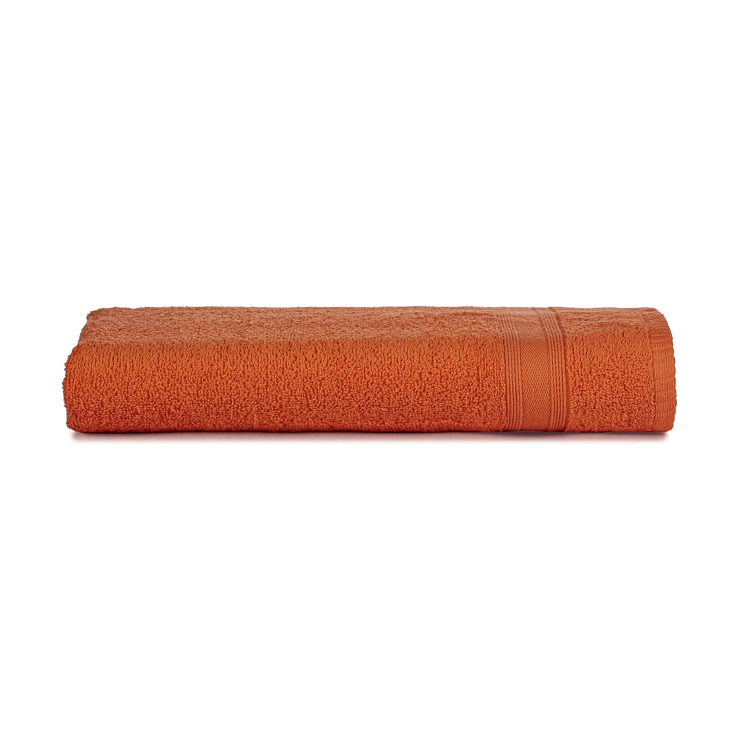 Shower towel orange bath towel soft and absorbent 70x140