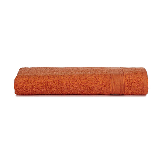 Shower towel orange bath towel soft and absorbent 70x140